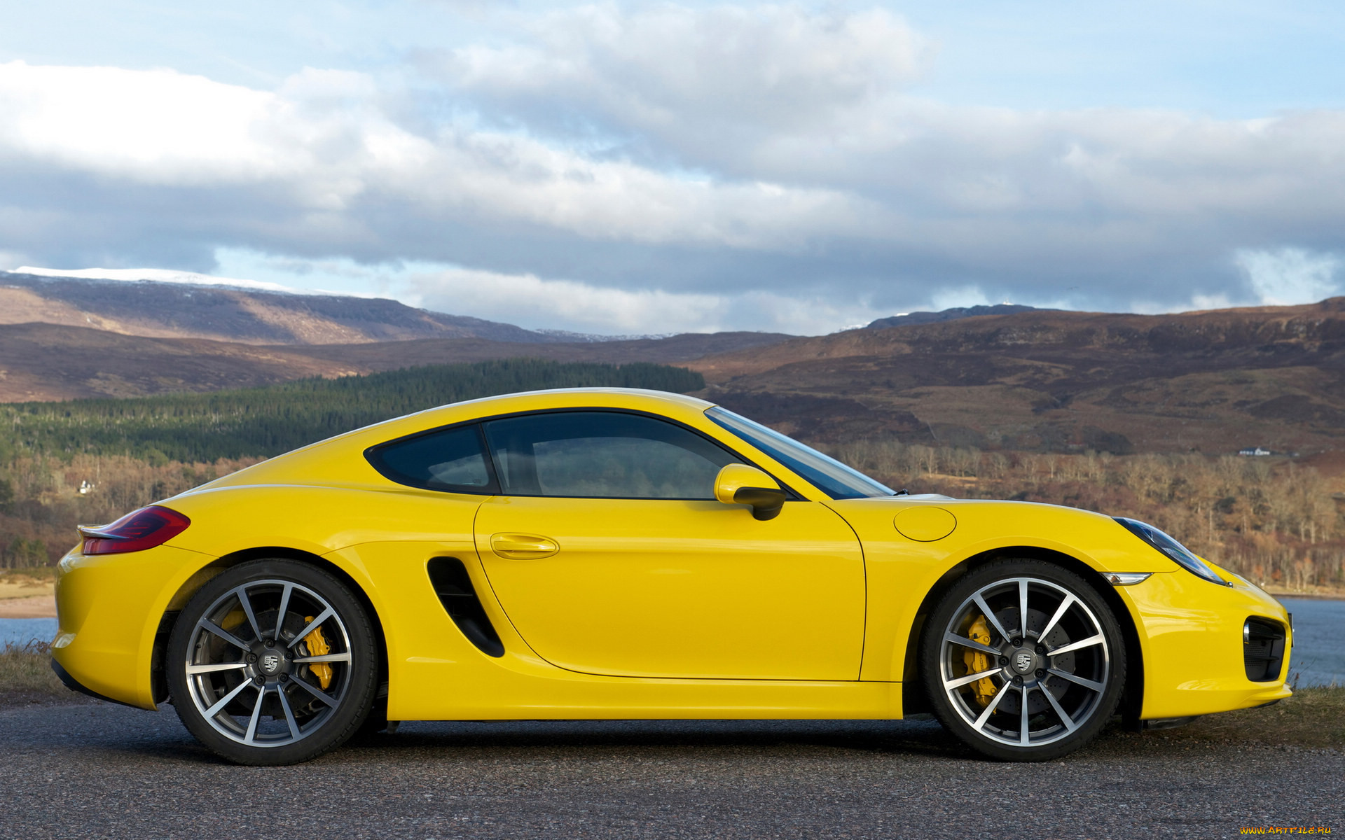 , porsche, cayman, s, car